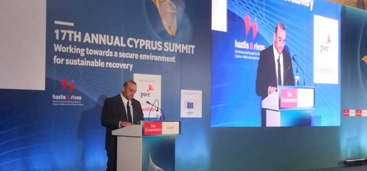 Ο Γιάννης Καρούσος, στο 17ο ετήσιο Συνέδριο του «The Economist» με θέμα «Working towards a secure environment for sustainable recovery».